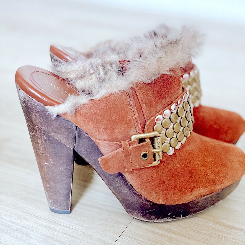Faux Fur Lined Michael Kors Clogs